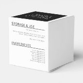 ロゴの追加ビジネス小売用途&原料製品 フェイバーボックス (裏面サイド)