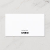 ロゴの追加フォトプロフェッショナル名刺 名刺 (裏面)