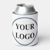 ロゴの追加ブライダルウェディングシャワーエレガントシンボルや象徴 缶クーラー (缶正面)