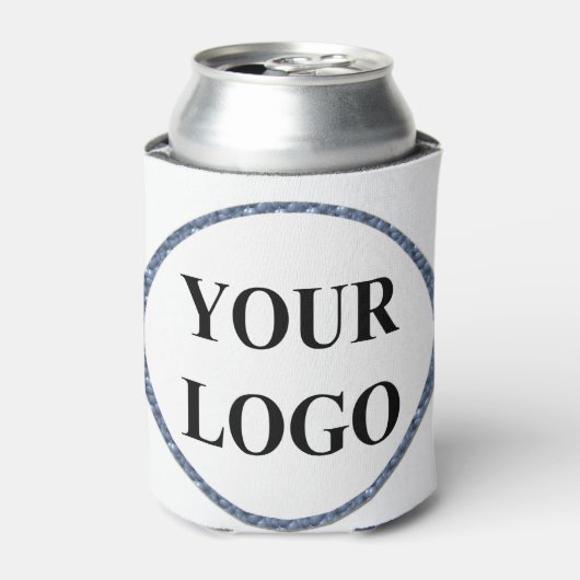 ロゴの追加ブライダルウェディングシャワーエレガントシンボルや象徴 缶クーラー (缶正面)