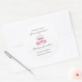 ロゴの追加ベーカリー製品名 ラウンドシール (封筒)