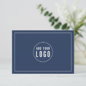 ロゴの追加ホワイトラインカスタムカラーギフト証明書 (スタンド正面)