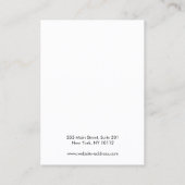 ロゴの追加ムーンフェイズ〔占星術の〕十二宮図イヤリングディスプレイブシン 名刺 (裏面)