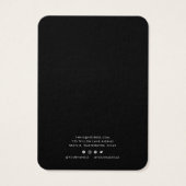 ロゴの追加モダンカスタムカラーネックレスディスプレイカード (裏面)