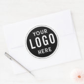 ロゴの追加封筒用シールシール ラウンドシール (封筒)