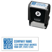 ロゴの追加差出人住所 セルフインキングスタンプ (インサイチュ)