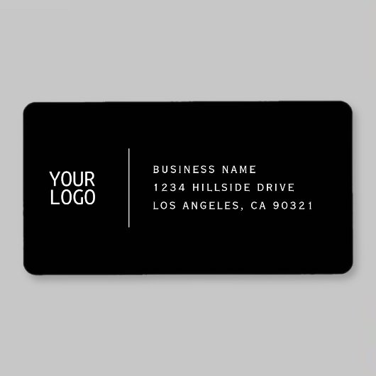 ロゴの追加 |クラスモダン差出人住所 ラベル