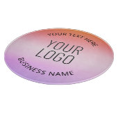 ロゴの追加 |日カラフルの入りグラデーション色 カッティングボード (角)