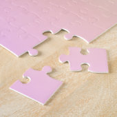 ロゴの追加 |日カラフルの入りグラデーション色 ジグソーパズル (側面)