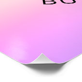 ロゴの追加 |日カラフルの入りグラデーション色 ポスター (コーナー)