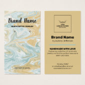 ロゴの追加 – Swirl Twirlデザイン – ディスプレイカード (正面&裏面)