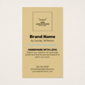 ロゴの追加 – Swirl Twirlデザイン – ディスプレイカード (裏面)