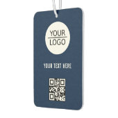 ロゴの追加QRコードカスタム文字プロモーション青 カーエアーフレッシュナー (左)