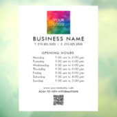 ロゴの追加QRコード電話番号スキャン価格表 ウィンドウサイン (シート3)