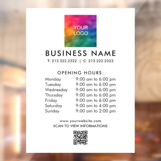 ロゴの追加QRコード電話番号スキャン価格表 ウィンドウサイン (シート2)