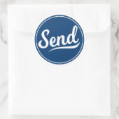 ロゴの送信 ラウンドシール (バッグ)