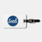 ロゴの送信 ラゲッジタグ (正面横)