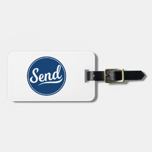 ロゴの送信 ラゲッジタグ (正面横)