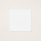 ロゴの金ゴールド縁ど丸いイヤリング表示カード (裏面)