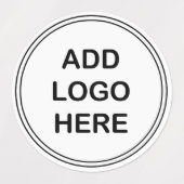 ロゴの防水ステッカーラベルを追加する ラベル (デザイン1)