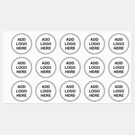 ロゴの防水ステッカーラベルを追加する ラベル (シート)