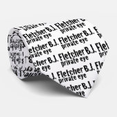 ロゴの首のタイ ネクタイ (ロール)