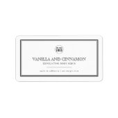 ロゴの黒いクラシック製品ラ縁どベルの追加 ラベル (正面)