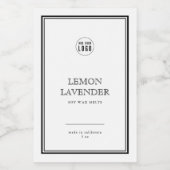 ロゴの黒いクラシック製品ラ縁どベルの追加 ワインラベル (シングルラベル)