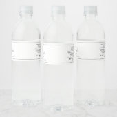 ロゴの黒い原料の縁ど製品ラベルを追加 ペットボトルラベル (ボトル)