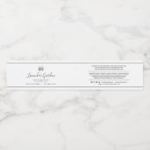 ロゴの黒い原料の縁ど製品ラベルを追加 ペットボトルラベル (シングルラベル)