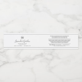 ロゴの黒い原料の縁ど製品ラベルを追加 ペットボトルラベル