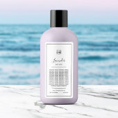 ロゴの黒い原料リスト縁ど製品を追加する ラベル