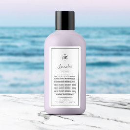 ロゴの黒い原料リスト縁ど製品を追加する ラベル