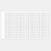 ロゴの黒い製品を追加縁どする ラベル (シート)