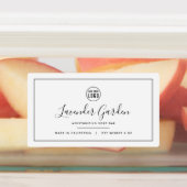 ロゴの黒い製品を追加縁どする ラベル (貼付)