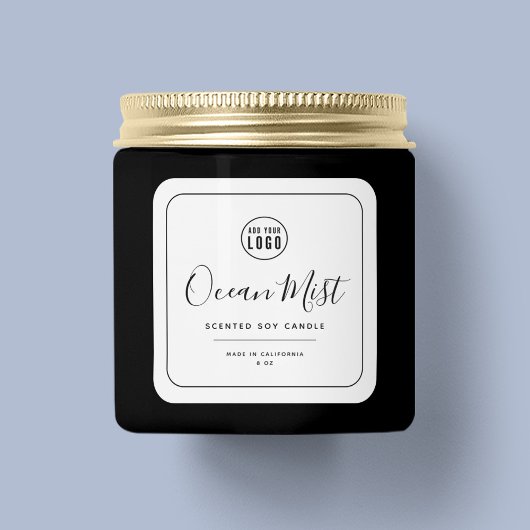 ロゴの黒い製品ラ縁どベルを追加 スクエアシール