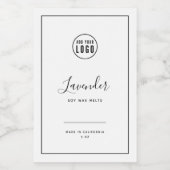 ロゴの黒い製品ラ縁どベルを追加 ワインラベル (シングルラベル)