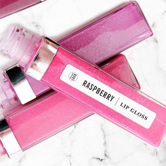 ロゴの黒線の製品ラベルを追加する ラベル