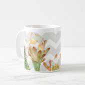 ロゴのHazukiのサボテンのマグ コーヒーマグカップ (正面左)