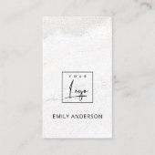 ロゴのSTONEテクスチャミニマルプロフェッショナルの追加 名刺 (正面)