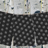 ロゴはこちらシンプルのモダンパターン折り返しページ ラッピングペーパーシート