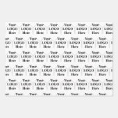 ロゴはこちらシンプルのモダンパターン ラッピングペーパーシート (正面)