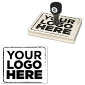 ロゴはこちらシンプルLarge 4"x5"ビジネス ラバースタンプ (押印)