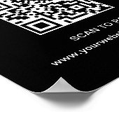 ロゴはこちらスキャンしてビジネス会社に支払企業のう ポスター (角)