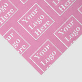ロゴはこちらテンプレートピンク 薄葉紙 (詳細)