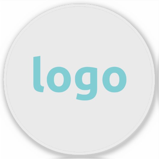 ロゴはこちらビジネスマーケティングシール シール (正面)