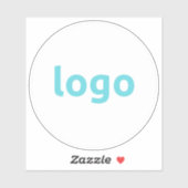 ロゴはこちらビジネスマーケティングシール シール (シート)