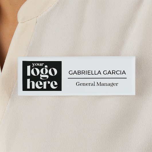 ロゴはこちらビジネス名タグ 名札