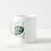 ロゴはこちらビジネス コーヒーマグカップ (正面左)