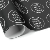 ロゴはこちらプロフェッショナル事業会社企業の ラッピングペーパー (ロールコーナー)